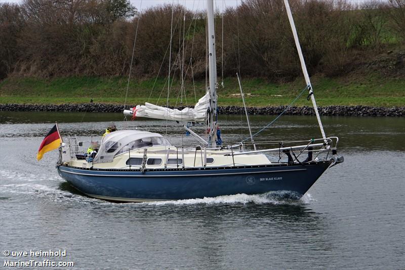 der blaue klaus (Sailing vessel) - IMO , MMSI 211286270, Call Sign DK3873 under the flag of Germany