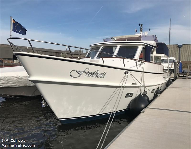 freiheit (Pleasure craft) - IMO , MMSI 211724570, Call Sign DK8943 under the flag of Germany
