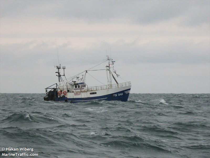 line h (Fishing vessel) - IMO , MMSI 220341000, Call Sign XP3192 under the flag of Denmark