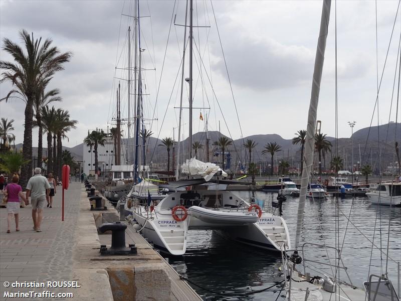 cypraea (Sailing vessel) - IMO , MMSI 227292080, Call Sign FIPD under the flag of France