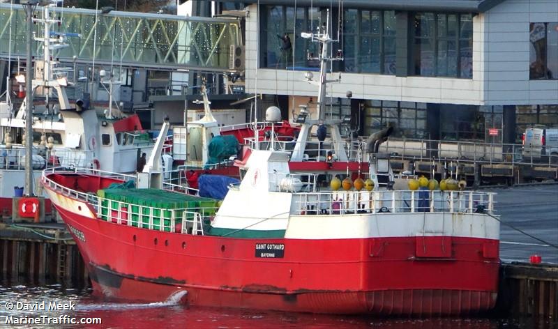 fv saint gothard (Fishing Vessel) - IMO 8811534, MMSI 227378000, Call Sign FHVG under the flag of France