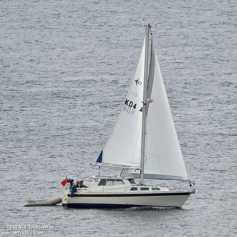 belle alisa (Sailing vessel) - IMO , MMSI 232028930, Call Sign MQRY6 under the flag of United Kingdom (UK)