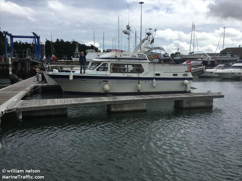 his nibs (Pleasure craft) - IMO , MMSI 235005608, Call Sign ZQVB8 under the flag of United Kingdom (UK)