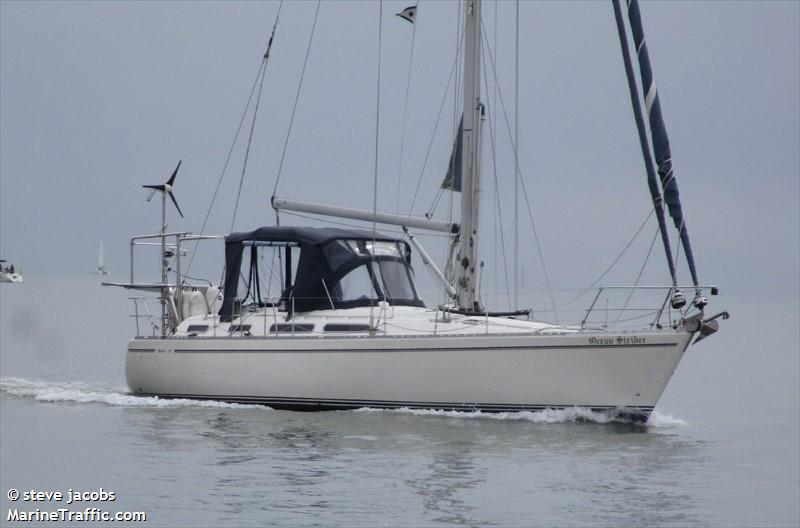 ocean strider (Sailing vessel) - IMO , MMSI 235026721, Call Sign MBNS2 under the flag of United Kingdom (UK)