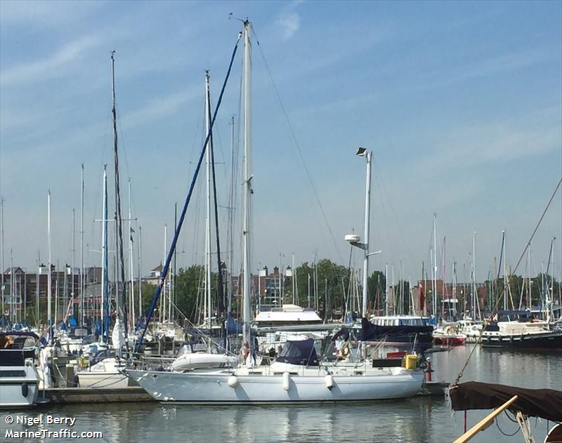 rose of wight (Sailing vessel) - IMO , MMSI 235069044, Call Sign MPWP7 under the flag of United Kingdom (UK)
