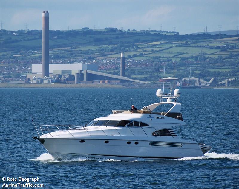 theseus (Pleasure craft) - IMO , MMSI 235073661, Call Sign MQSZ9 under the flag of United Kingdom (UK)