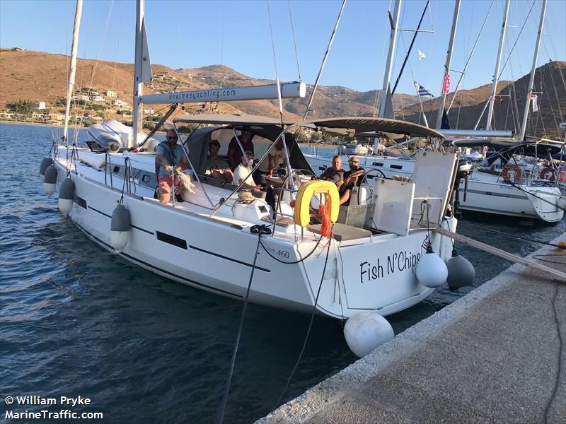 fish n chips (Sailing vessel) - IMO , MMSI 240154100 under the flag of Greece