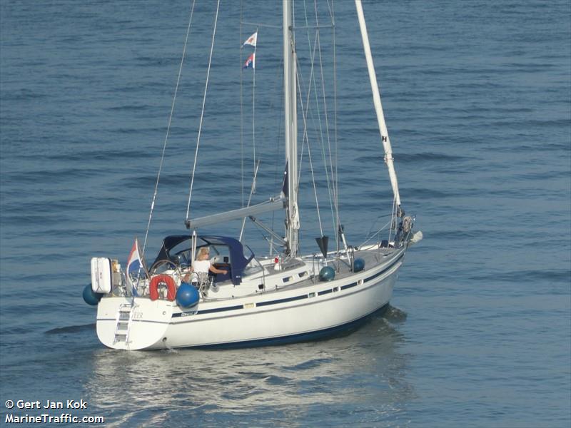 windveer (Sailing vessel) - IMO , MMSI 244065606, Call Sign PF5606 under the flag of Netherlands