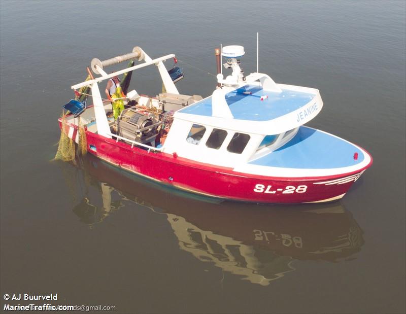 sl-28 jeanine (Fishing vessel) - IMO , MMSI 244140873, Call Sign PBHB under the flag of Netherlands