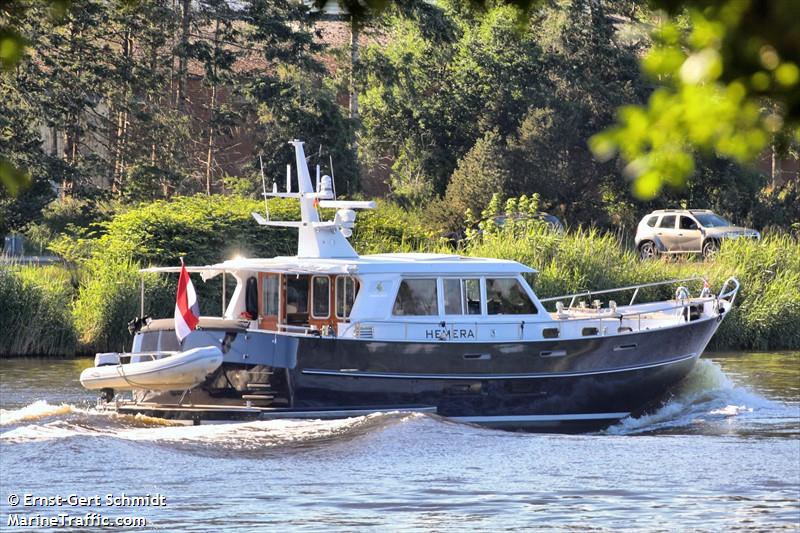 hemera (Pleasure craft) - IMO , MMSI 244181372, Call Sign PC9315 under the flag of Netherlands