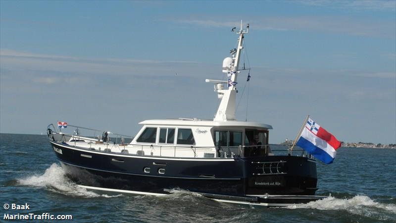 hagar (Pleasure craft) - IMO , MMSI 244210170, Call Sign PI5661 under the flag of Netherlands
