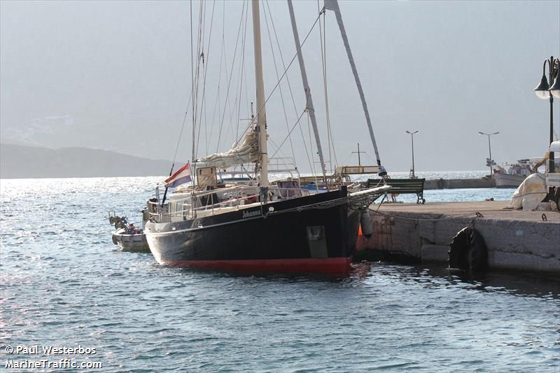 johanna (Sailing vessel) - IMO , MMSI 244615412, Call Sign PE3169 under the flag of Netherlands