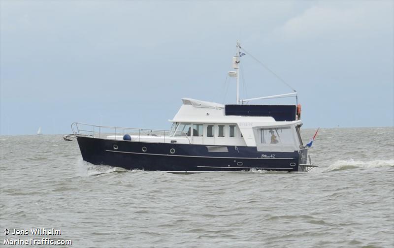 setius (Pleasure craft) - IMO , MMSI 244615708, Call Sign PC7267 under the flag of Netherlands