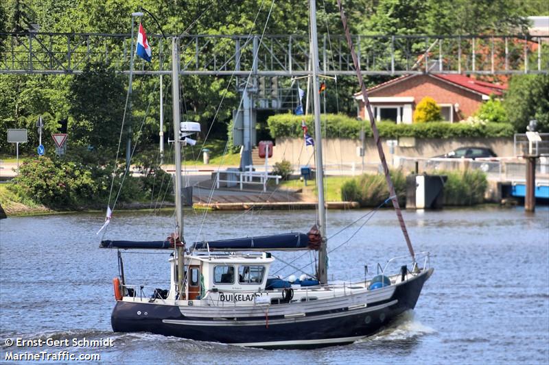 duikelaar (-) - IMO , MMSI 244700686, Call Sign PB8091 under the flag of Netherlands