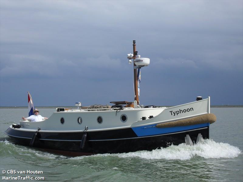 typhoon (Pleasure craft) - IMO , MMSI 244700988, Call Sign PB3186 under the flag of Netherlands