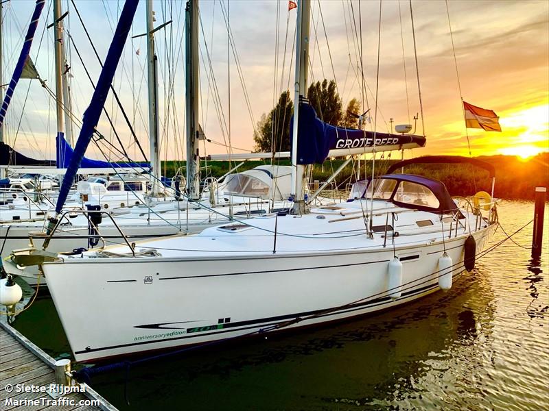 grote beer (Sailing vessel) - IMO , MMSI 244740601, Call Sign PG2768 under the flag of Netherlands