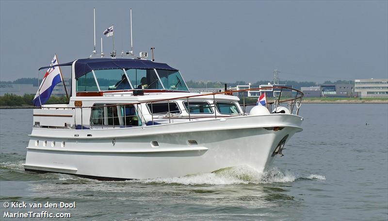 dagmar (Pleasure craft) - IMO , MMSI 244780018, Call Sign PA2650 under the flag of Netherlands