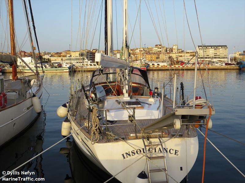 insouciance (Sailing vessel) - IMO , MMSI 244870861, Call Sign MKYH4 under the flag of Netherlands
