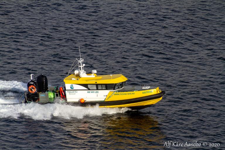 katrine (Diving ops) - IMO , MMSI 257075720 under the flag of Norway