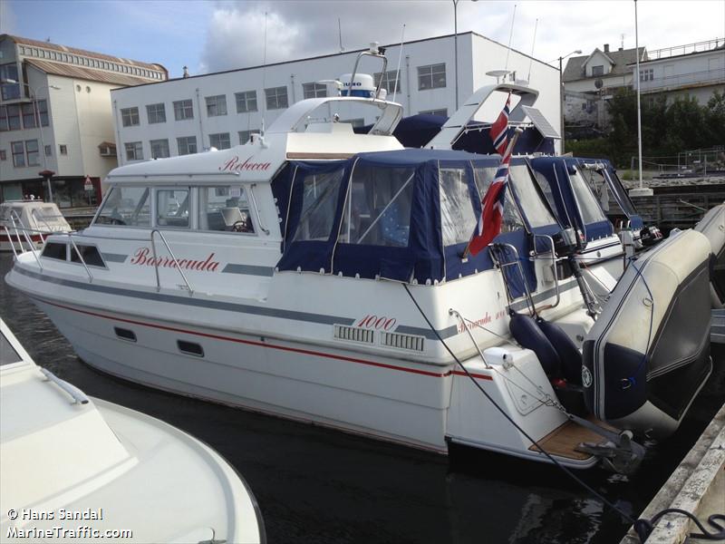 rebecca (Pleasure craft) - IMO , MMSI 257585530, Call Sign LA8940 under the flag of Norway
