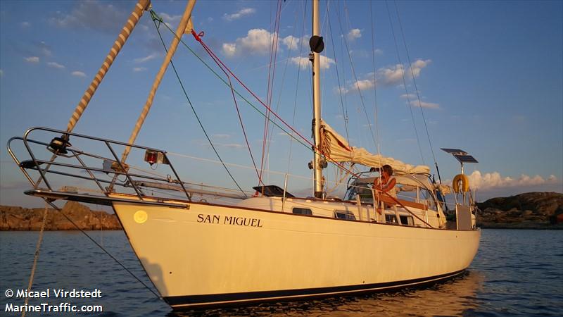 san miguel (Sailing vessel) - IMO , MMSI 265748840, Call Sign SE4858 under the flag of Sweden