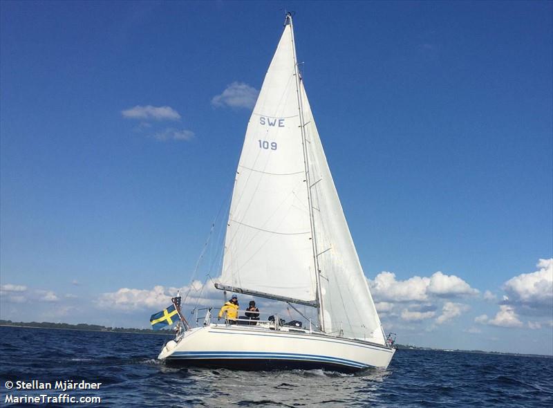ninja (Sailing vessel) - IMO , MMSI 265813990, Call Sign SD8177 under the flag of Sweden