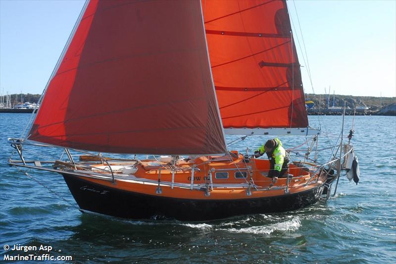 goodwin ii (Sailing vessel) - IMO , MMSI 265834410, Call Sign SF7950 under the flag of Sweden