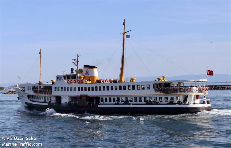 nurettin alptogan (Passenger ship) - IMO , MMSI 271002526, Call Sign TC5438 under the flag of Turkey
