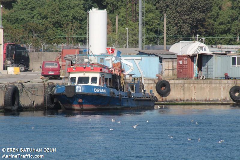 dipsan (Diving ops) - IMO , MMSI 271010171, Call Sign TC9074 under the flag of Turkey