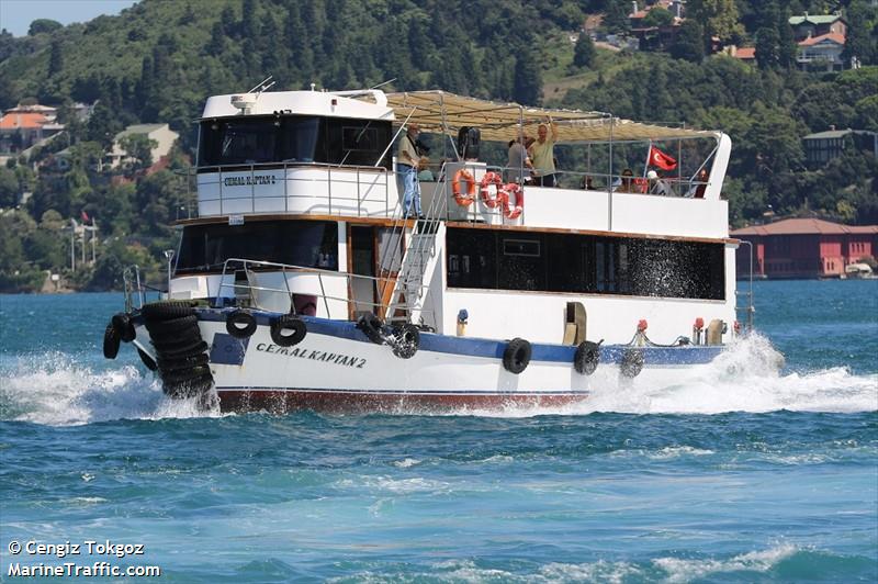cemal kaptan-2 (Passenger ship) - IMO , MMSI 271040223, Call Sign TCA2344 under the flag of Turkey