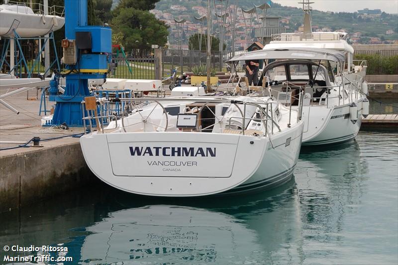 watchman (Sailing vessel) - IMO , MMSI 316032492 under the flag of Canada