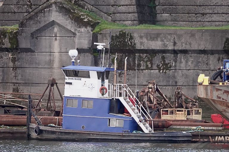 dian marie (Tug) - IMO , MMSI 367750750, Call Sign WDI9645 under the flag of United States (USA)