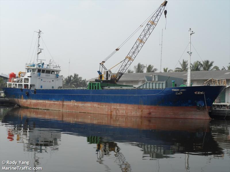 tenang jaya 1 (Cargo ship) - IMO , MMSI 525003503, Call Sign YDRL under the flag of Indonesia