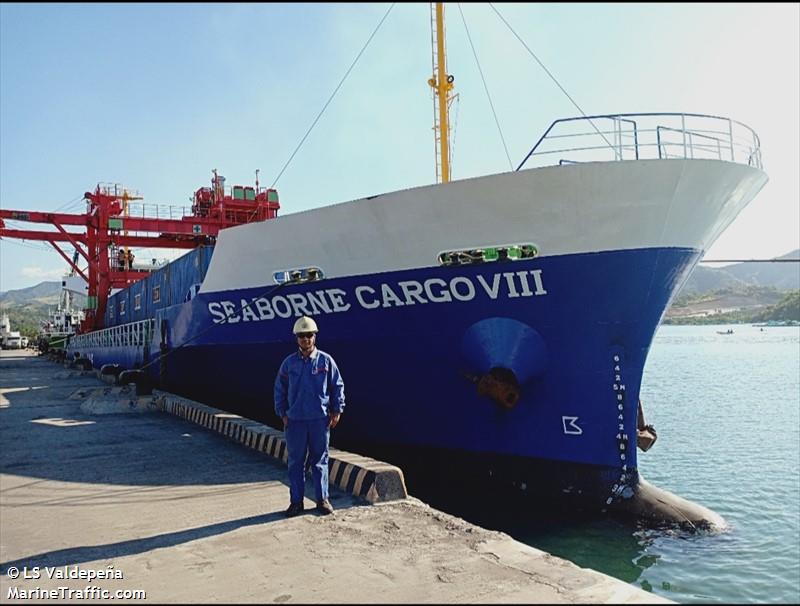 seaborne cargo 8 (Container Ship) - IMO 9016301, MMSI 548384500, Call Sign DUA3649 under the flag of Philippines