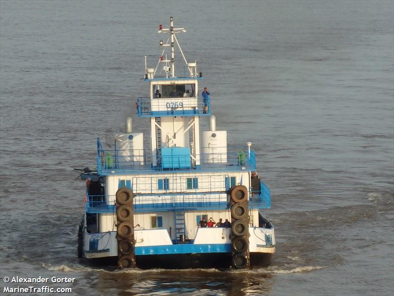 bertolini lxiv (Tug) - IMO , MMSI 710000924, Call Sign PP6526 under the flag of Brazil