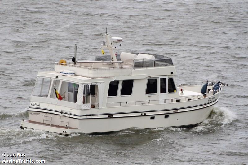 frena (Pleasure craft) - IMO , MMSI 205786410, Call Sign OR7864 under the flag of Belgium