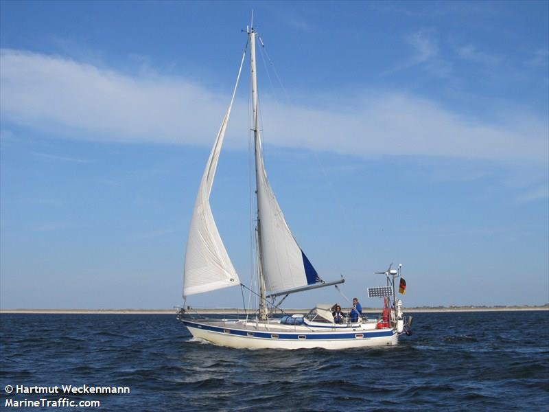 kirke (Sailing vessel) - IMO , MMSI 211475420, Call Sign DB5884 under the flag of Germany