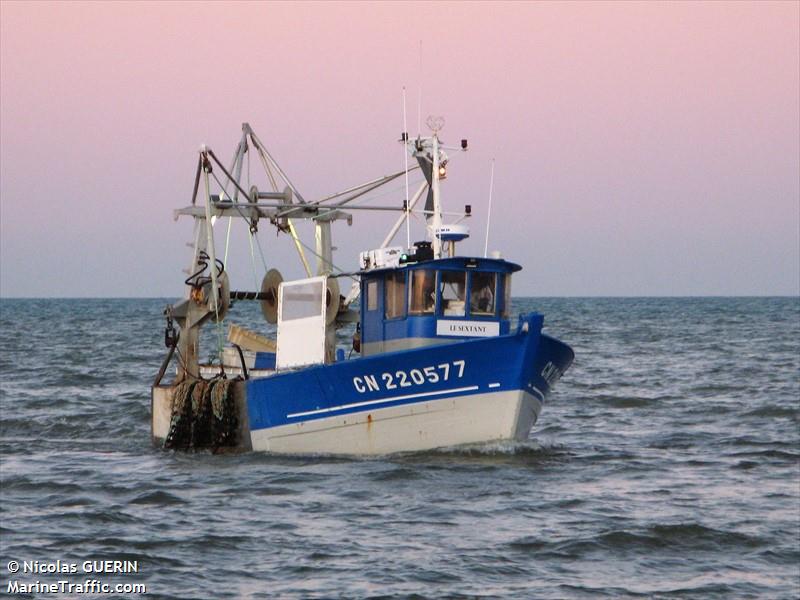 fv le sextant (Fishing vessel) - IMO , MMSI 227628740, Call Sign FO4595 under the flag of France