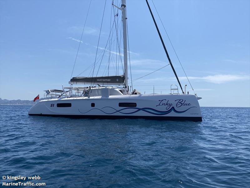 inky blue (Pleasure craft) - IMO , MMSI 232029602, Call Sign MIAV6 under the flag of United Kingdom (UK)