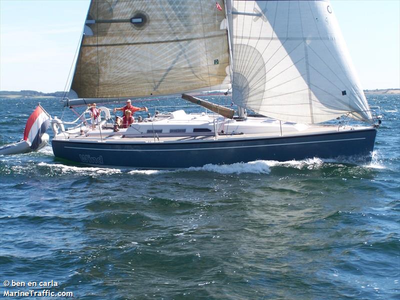 wind (Sailing vessel) - IMO , MMSI 244650789, Call Sign PD 6948 under the flag of Netherlands