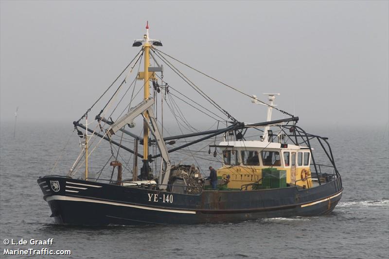 dei gratia ye-140 (Fishing vessel) - IMO , MMSI 244750722, Call Sign PC6607 under the flag of Netherlands