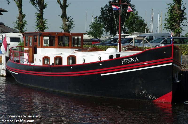 fenna (Pleasure craft) - IMO , MMSI 244770552, Call Sign PB2340 under the flag of Netherlands