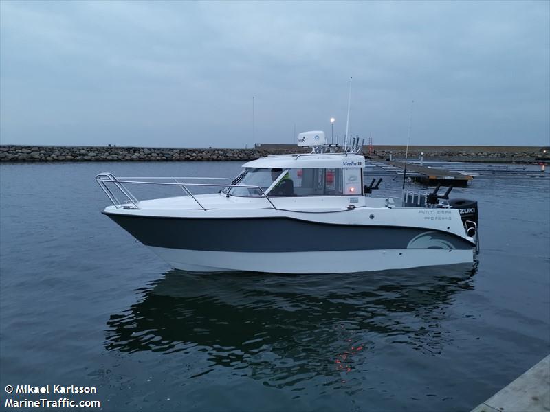 merlin (Pleasure craft) - IMO , MMSI 265812220 under the flag of Sweden