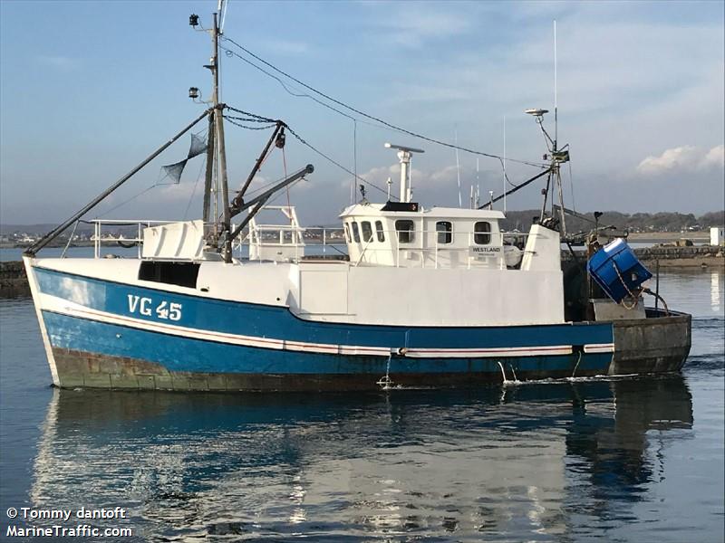 vg45 westland (Fishing vessel) - IMO , MMSI 266166000, Call Sign SKJZ under the flag of Sweden