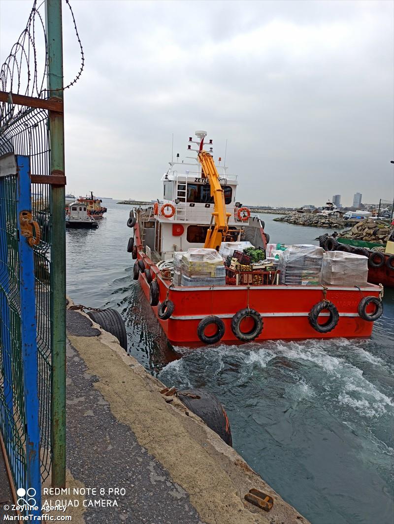zeyline 2 (Pleasure craft) - IMO , MMSI 271047167, Call Sign TCA5744 under the flag of Turkey