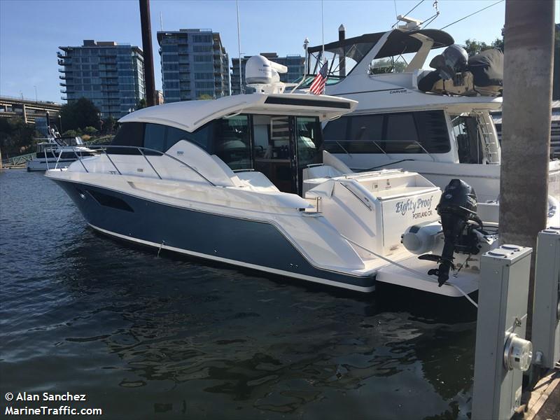 eighty proof (Pleasure craft) - IMO , MMSI 338233446 under the flag of USA