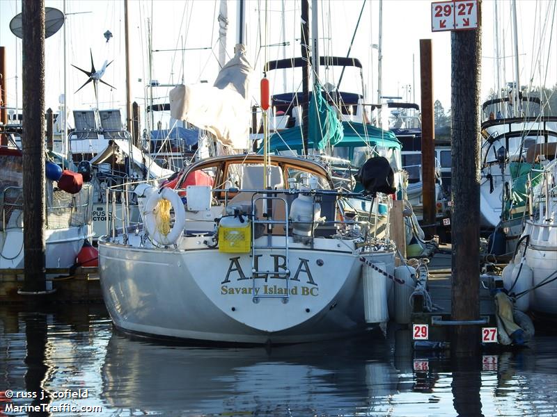 alba (Sailing vessel) - IMO , MMSI 367713040, Call Sign WDI5889 under the flag of United States (USA)