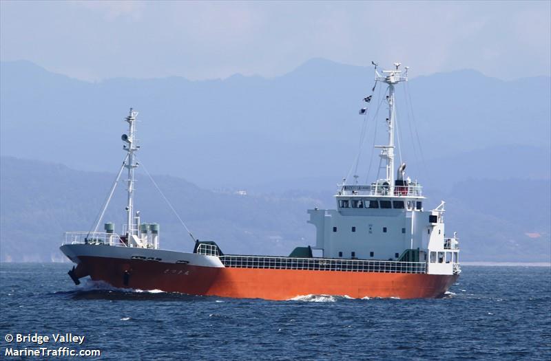 satsuki maru (Cargo ship) - IMO , MMSI 431000705, Call Sign JD2802 under the flag of Japan