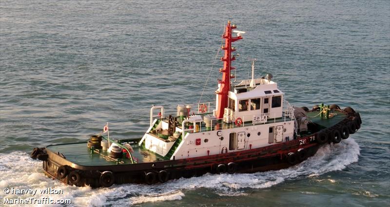 korea no.7 (Tug) - IMO 9192715, MMSI 440110910, Call Sign 980347 under the flag of Korea