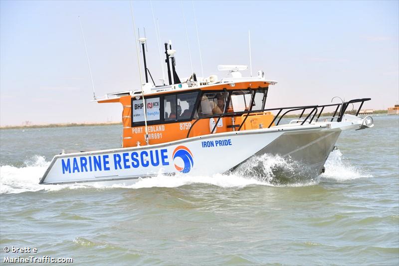 rv iron pride (SAR) - IMO , MMSI 503039520, Call Sign VMR691 under the flag of Australia
